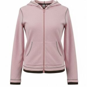 Adonna Junior's/ Woman's Soft Pink Hooded Zip-up Jacket